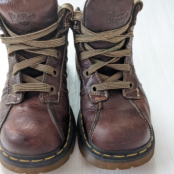 DOC MARTENS 10447 90s Y2K Vintage Chunky Chonky Platform High Top Boots - Picture 6 of 16